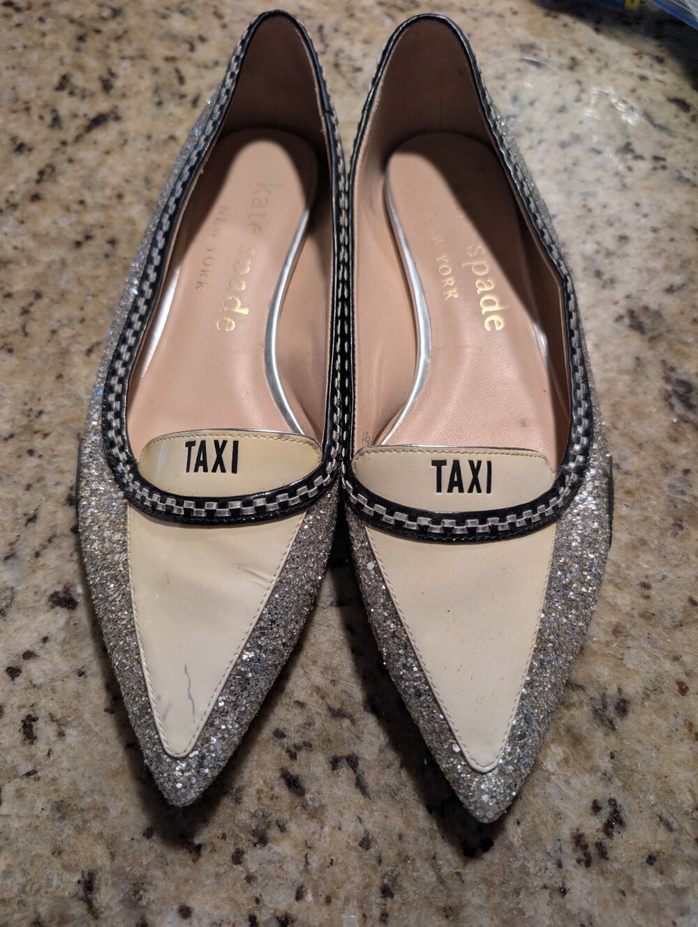 Kate Spade Gogo Taxi Flats Shoes Sz 10 B